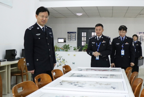浙江省监狱局领导到省金华监狱第二女子监狱第五监狱调研指导工作