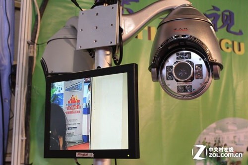     安防展会：高速球安装后的实时查看